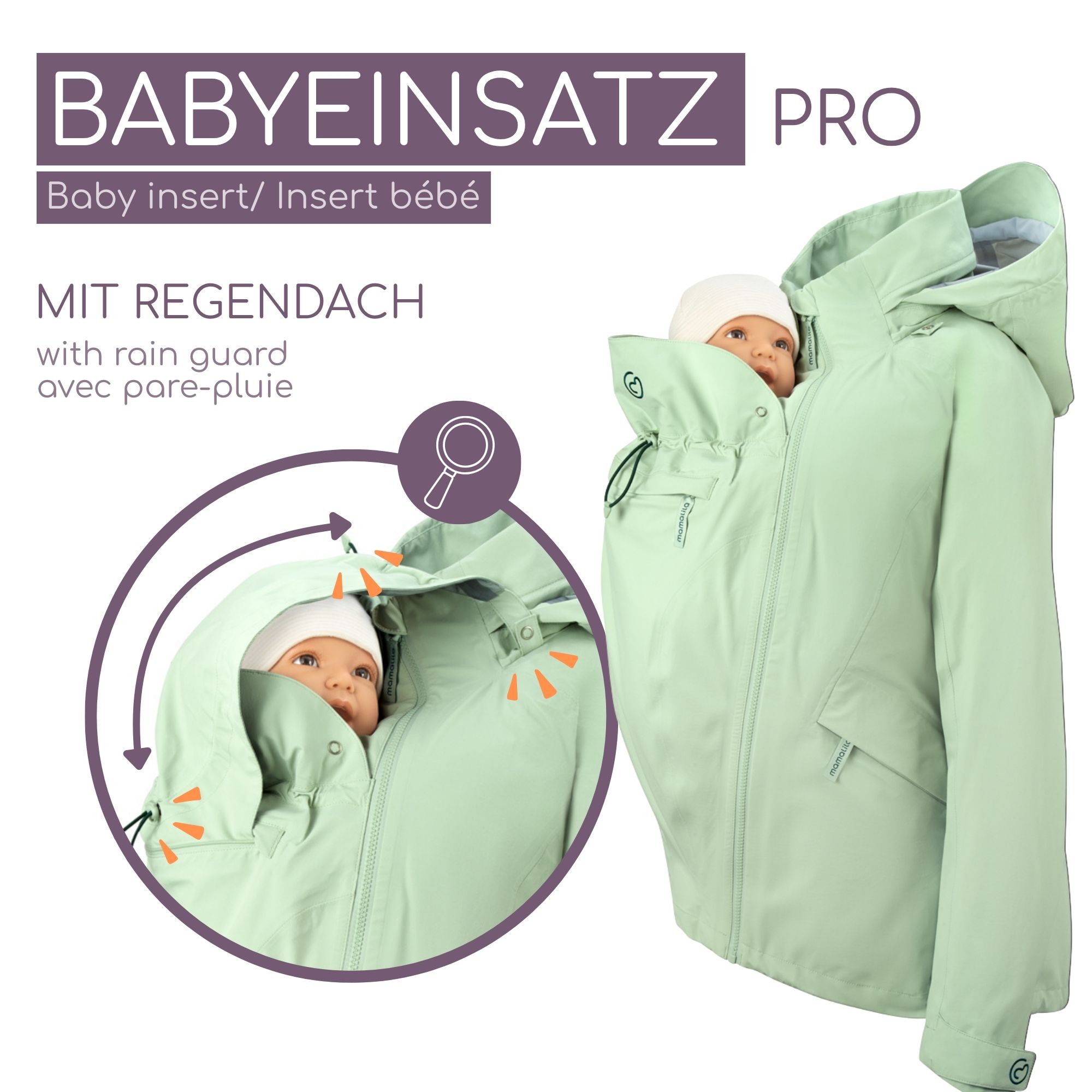 Veste de portage outdoor Explorer menthe S