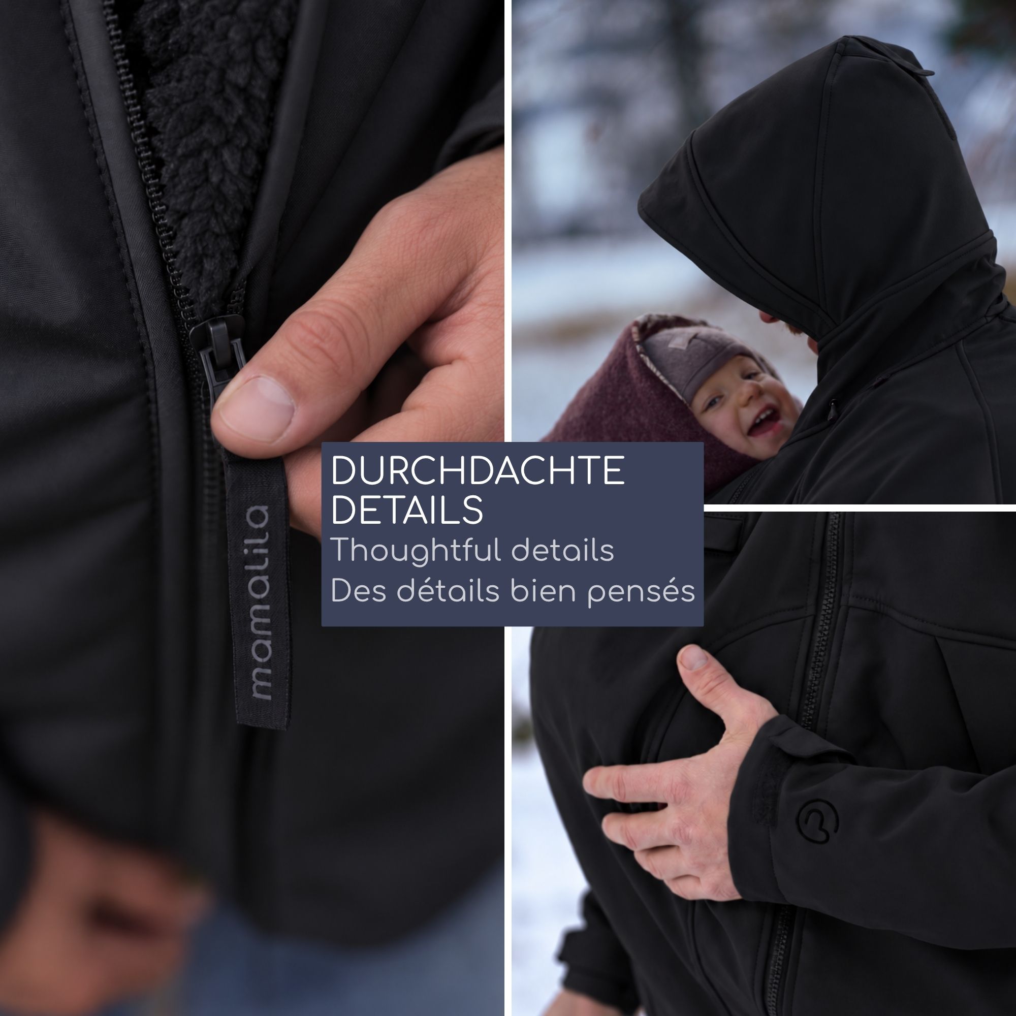 Veste de portage en softshell Allrounder d´hiver noir XL