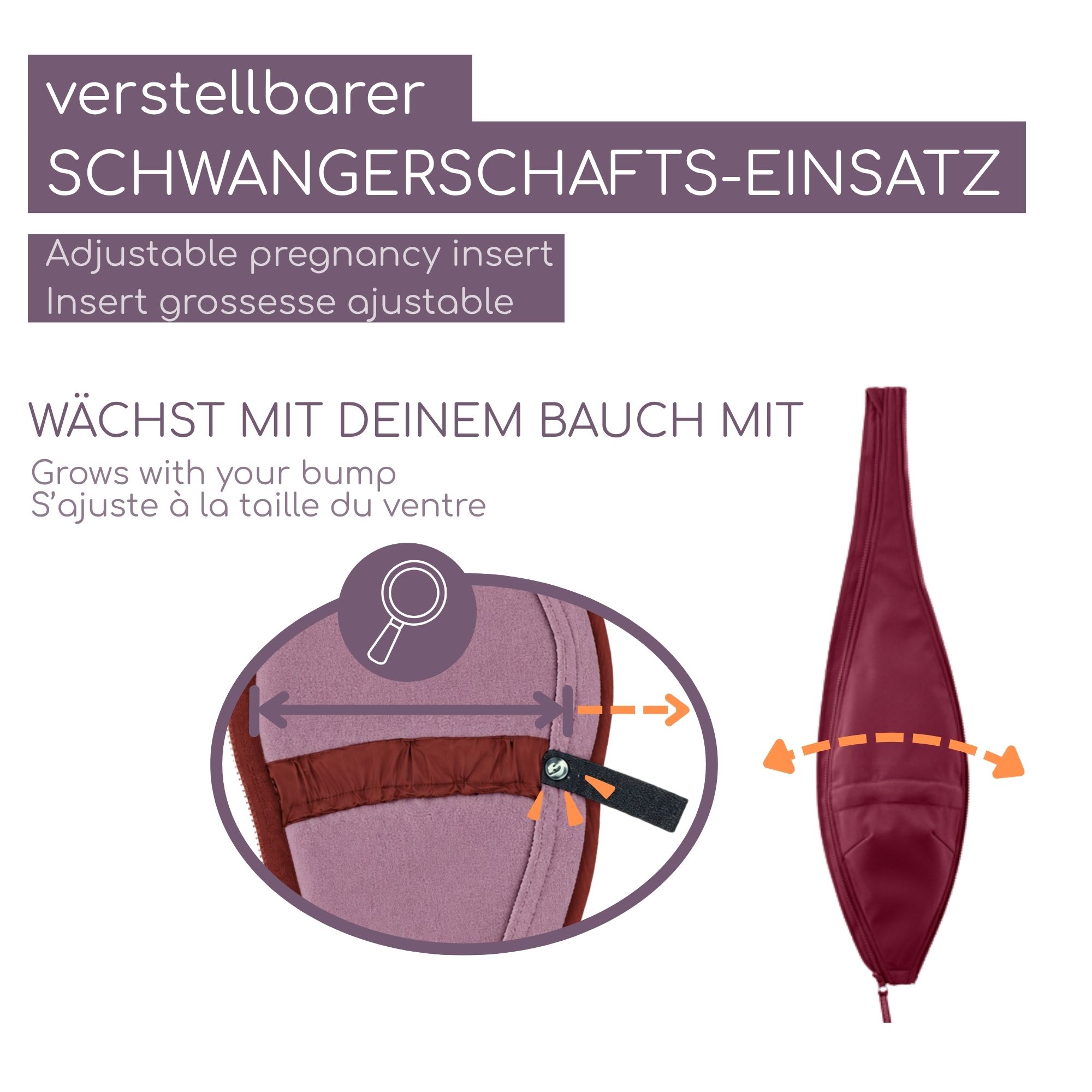 Veste de portage en softshell Allrounder fit burgundy S