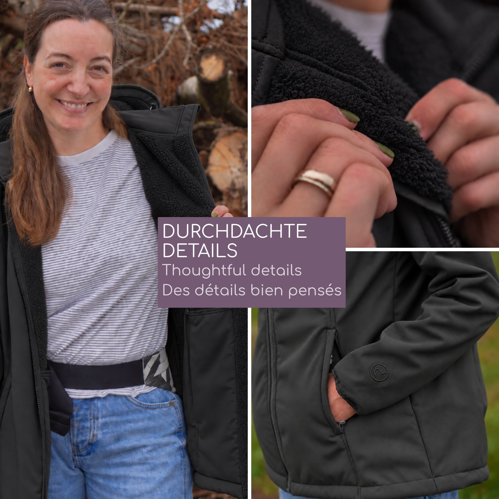 Veste de portage en softshell Allrounder d´hiver noir XS
