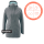 Parka de portage WinterWander - click it grise M