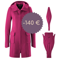 Hooded Babywearing Coat Vienna