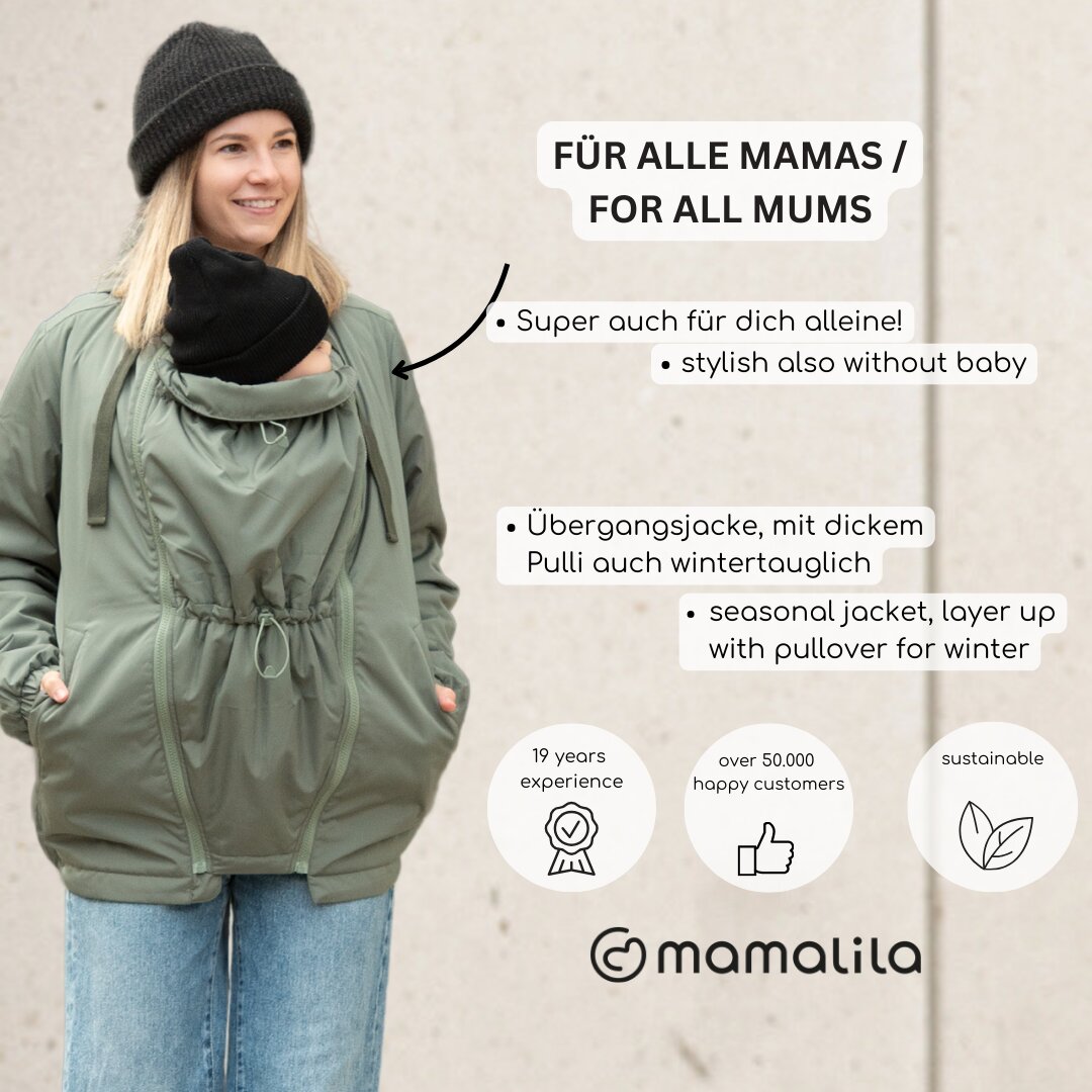 Copenhagen Coat Over Baby Carrier MarMar Copenhagen Earth Jules