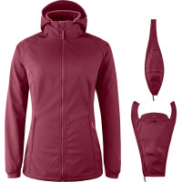 Softshell Babywearing Jacket Allrounder fit burgundy L