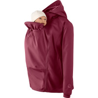 Softshell Babywearing Jacket Allrounder fit burgundy L