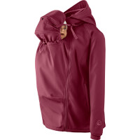 Softshell Babywearing Jacket Allrounder fit burgundy L
