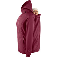 Softshell Babywearing Jacket Allrounder fit burgundy L