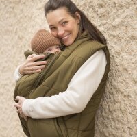 Babywearing Vest Stockholm khaki S
